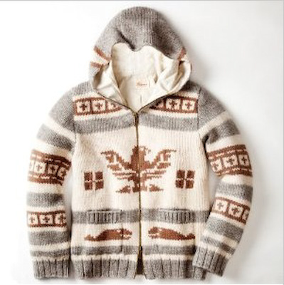 Bolivares Latin American grey sweater