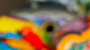 Aztec skulls Mexican Day of the Dead colorful