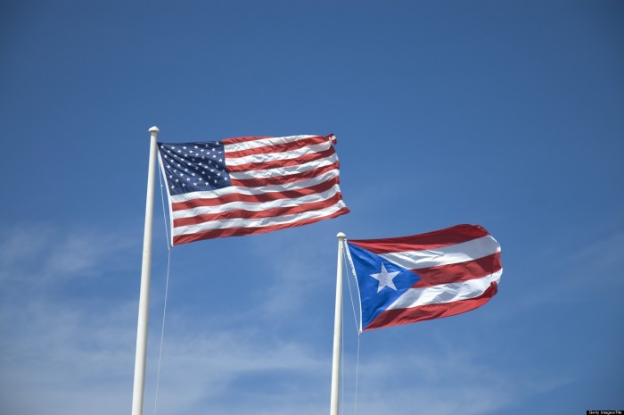 usa puerto rico flags