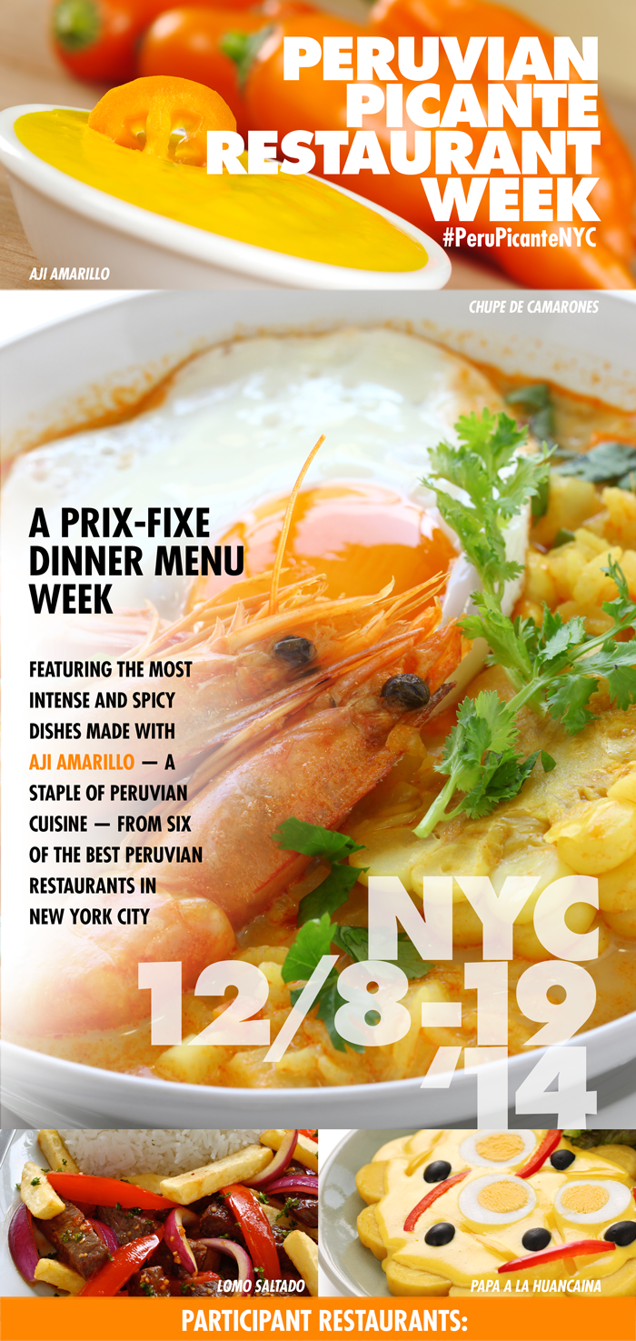 Peruvian January Menu NYC's First