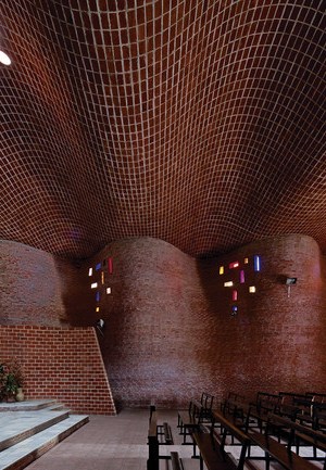 Cristo Obrero Church, Eladio Dieste. Estación Atlántida, Uruguay
1960