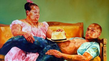 'Puerto Rican Pieta Reprised' by David Antonio Cruz
