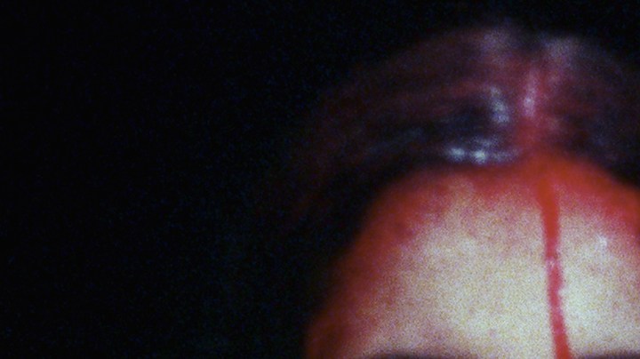 Ana Mendieta, “Sweating Blood” (1973), Super 8 film, color, silent (© The Estate of Ana Mendieta Collection, LLC, courtesy Galerie Lelong, New York)