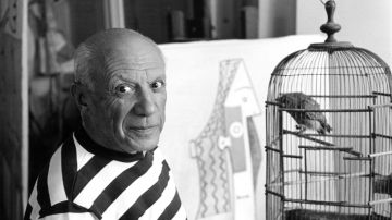 FRANCE. Provence Alpes Côte d'Azur. Alpes Maritimes. Cannes. 1957. Villa "La Californie", Spanish painter Pablo PICASSO.
