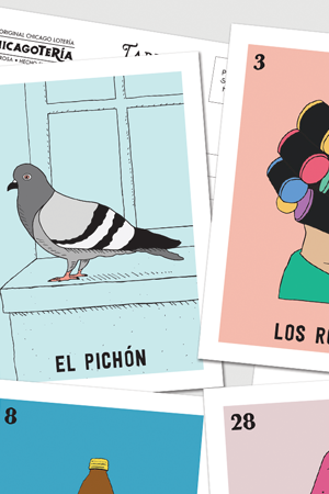 Chicagoteria postcards.