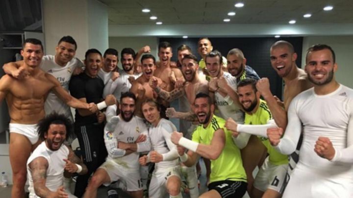 el clasico real madrid locker room