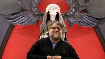 Mexican filmmaker Del Toro presents his collection of personal objects and part of thiose he used in his films. Photo credit should read ULISES RUIZ/AFP via Getty Images