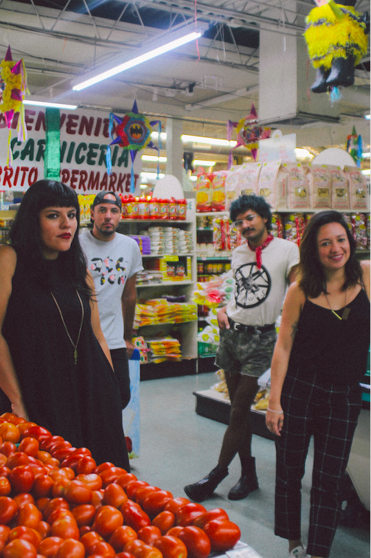 La Choloteca founders Randall Ruiz, Josephine and Kenneth Figueroa, and Monica Campana. Photo by Chalane Bauzo