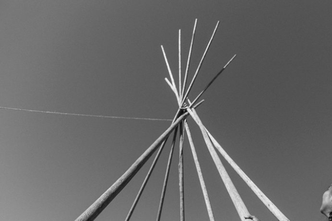 Under the Tipi, Photo by Josué Rivas