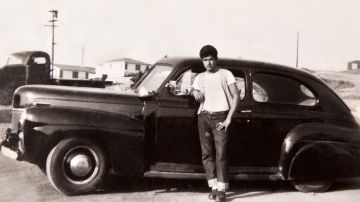 An early lowrider, early 1950's. Courtesy of "Everything Comes from the Streets" documentary.