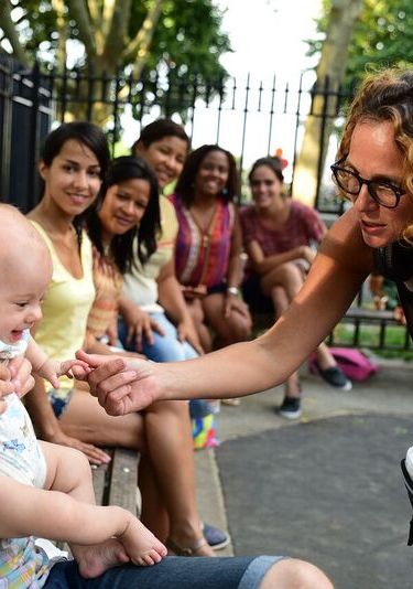 Guillermo Pfening and Julia Solomonoff on the set of 'Nobody's Watching', Photo by John Harris