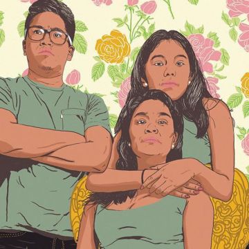 Jolt's Poderosa mural honoring immigrant mothers. Art by Claudia Gizell Aparicio-Gamundi