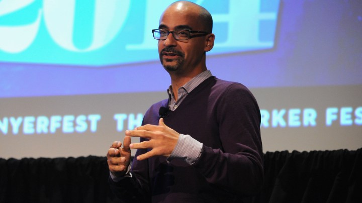 Writer Junot Diaz attends the Jersey Boys: David Chase, Junot Diaz, And Sam Lipsyte Moderated By David Remnick during The New Yorker Festival 2014 on October 10, 2014 in New York City. Photo by Andrew Toth/ Getty Images Entertainment