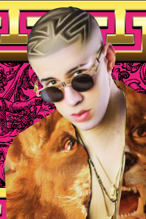 Bad Bunny. GIF by Alan Lopez for Remezcla