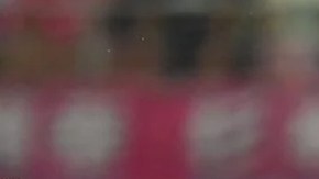 Luis Muriel of Sevilla FC is tackled by Hotaru Yamaguchi of Cerezo Osaka during a preseason friendly. Photo by Atsushi Tomura/Getty Images