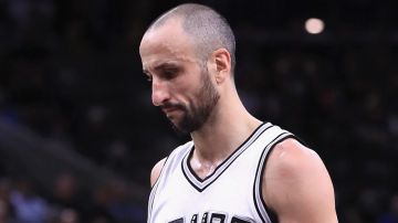 Manu Ginobili of the San Antonio Spurs during the 2017 Western Conference Finals. Photo by Ronald Martinez/Getty Images