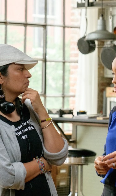 Aurora Guerrero on set of 'Queen Sugar.' Photo by Alfonso Bresciani. © 2017 Warner Bros. Entertainment Inc / Courtesy of OWN