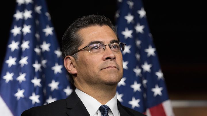 Rep. Xavier Becerra (D-CA)  listens during a news conference to discuss the rhetoric of presidential candidate Donald Trump, at the U.S. Capitol, May 11, 2016, in Washington, DC.  Photo by Drew Angerer/Getty Images News