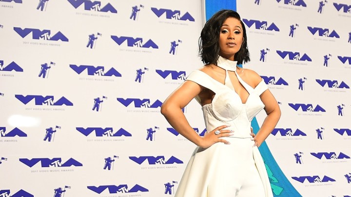 Cardi B attends the 2017 MTV Video Music Awards at The Forum in Inglewood, California. Photo by Matt Winkelmeyer/Getty Images