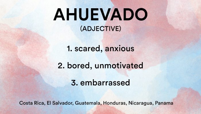 ahuevado