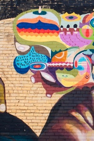 Art by Buenos Aires artist Ever, photo courtesy of Living Walls website.