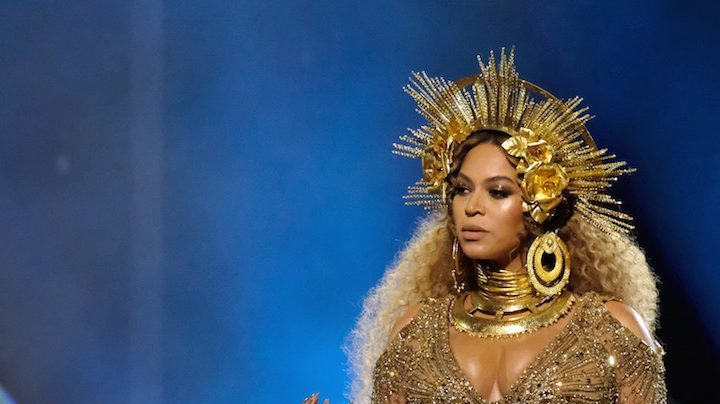 Singer Beyonce performs during The 59th GRAMMY Awards at STAPLES Center. Photo by Larry Busacca/Getty Images Entertainment