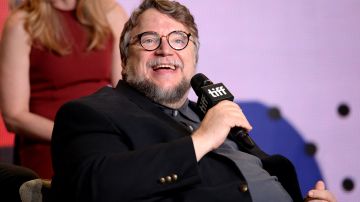 Writer/director/producer Guillermo del Toro speaks  onstage during "The Shape of Water" press conference during 2017 Toronto International Film Festival. Photo by GP Images/WireImage. Courtesy of TIFF