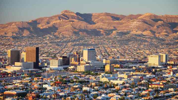 Downtown El Paso with Juarez, Mexico in the background. Photo by Denis Tangney Jr / E+
