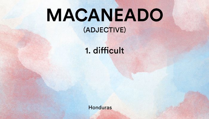 macaneado