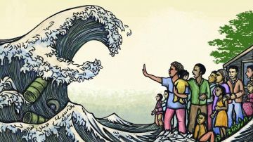 Artwork by Ricardo Levins Morales