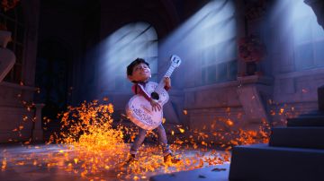 Progression Image 3 of 3: Final Frame..ASPIRING MUSICIAN — In Disney•Pixar’s “Coco,” Miguel (voice of newcomer Anthony Gonzalez) dreams of becoming an accomplished musician like the celebrated Ernesto de la Cruz (voice of Benjamin Bratt). But when he strums his idol’s guitar, he sets off a mysterious chain of events. Directed by Lee Unkrich, co-directed by Adrian Molina and produced by Darla K. Anderson, “Coco” opens in theaters Nov. 22, 2017.