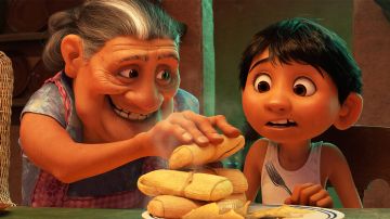 Miguel and Abuela from Coco