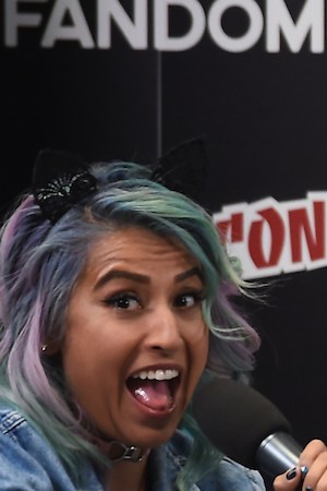 John Leguizamo and Edgardo Miranda-Rodriguez speak onstage during 'Freak! The Comic Book!' Panel at the 2017 New York Comic Con. Photo by Nicholas Hunt/Getty Images Entertainment