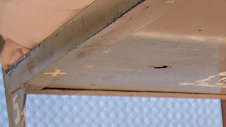 Undocumented immigrant Sam Ramos, 39, shows off his jail-issued pink underwear in the Maricopa County "Tent City Jail" on April 30, 2010 in Phoenix, Arizona. Photo by John Moore/Getty Images News
