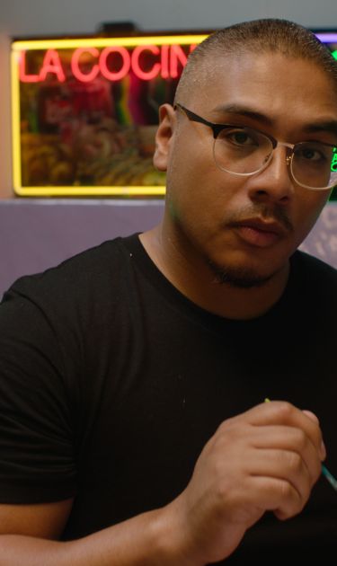 Artist Patrick Martinez. Photo by Remezcla.