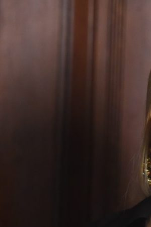 Nicki Minaj attends Marc Jacobs SS18 fashion show during New York Fashion Week at Park Avenue Armory. Photo by Jamie McCarthy/Getty Images for Marc Jacobs