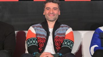 Oscar Isaac attends the press conference for 'Star Wars: The Last Jedi' at InterContinental Los Angeles on December 3, 2017. Photo by Charley Gallay/Getty Images. Courtesy of Disney
