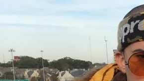 Bad Bunny, Spiff TV and Ric Flair on the set of the "Chambea" video. Courtesy of Dynamic Theories.