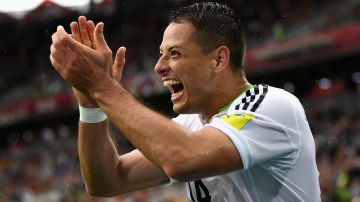 Chicharito. Photo by Laurence Griffiths/Getty Images.