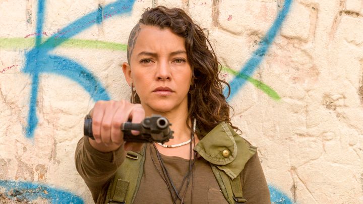 Sara Maldonado as La Perris in 'Perseguidos' (formerly called 'El Capo'.) Courtesy of Telemundo