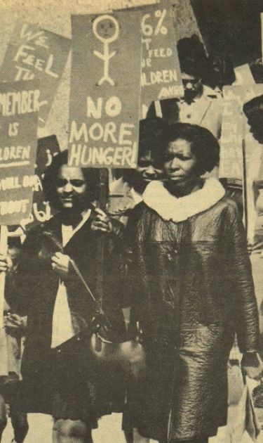 Members of the Austin Welfare Rights Organization (AWRO) led protests at the Texas State Capitol against proposed cuts to welfare checks. Published in The Rag Vol. 4 No. 17, March 3, 1970.