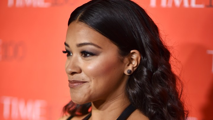 Actress Gina Rodriguez attends 2016 Time 100 Gala, Time's Most Influential People In The World red carpet at Jazz At Lincoln Center at the Times Warner Center on April 26, 2016 in New York City.  Photo by Dimitrios Kambouris/Getty Images for Time