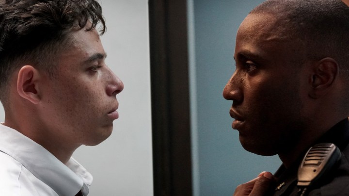 Anthony Ramos and John David Washington appear in Monsters and Men by Reinaldo Marcus Green, an official selection of 2018 Sundance Film Festival. Photo by Alystyre Julian. Courtesy of Sundance Institute.