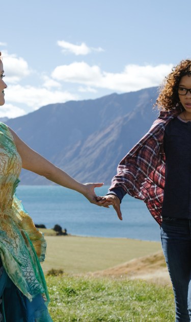 Reese Witherspoon is Mrs. Whatsit and Storm Reid is Meg Murry in 'A Wrinkle in Time.' Courtesy of Disney