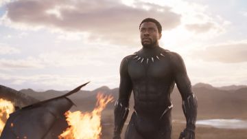 Chadwick Boseman as T'Challa in 'Black Panther' film still. Courtesy of Marvel Studios