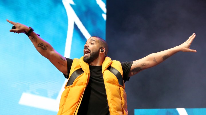 Drake performs on the Coachella stage during day 2 of the Coachella Valley Music And Arts Festival (Weekend 1) at the Empire Polo Club on April 15, 2017 in Indio, California. Photo by Christopher Polk/Getty Images for Coachella