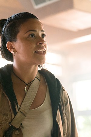 Gina Rodriguez in 'Annihilation' from Paramount Pictures and Skydance. Courtesy of Paramount Pictures