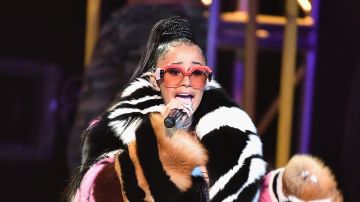 Cardi B performs onstage during the BET Hip Hop Awards 2017 at The Fillmore Miami Beach at the Jackie Gleason Theater. Photo by Gustavo Caballero/Getty Images for BET