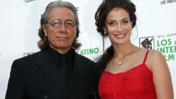 Edward James Olmos (L) and actress Dayanara Torres attend Los Angeles Latino International Film Festival opening night gala at Grauman's Chinese Theater on August 19, 2010. Photo by Frederick M. Brown/Getty Images