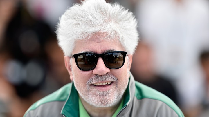 Pedro Almodovar attends 'Julieta' photocall during 69th Cannes Film Festival at the Palais des Festivals on May 17, 2016. Photo by Pascal Le Segretain/Getty Images